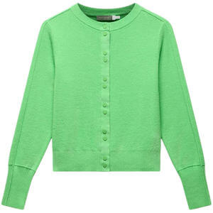 Mint Velvet Green Cotton Blend Cardigan